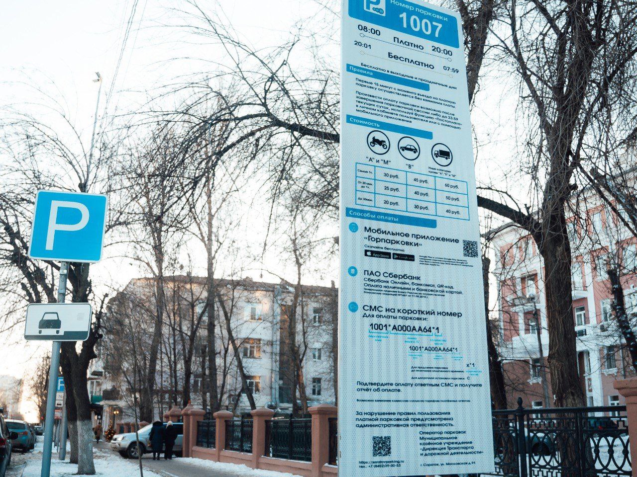 Парковка еще на трех улицах Саратова станет платной